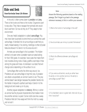 4th Grade Reading Comprehension Worksheets Fourth Grade - Week 8 ...