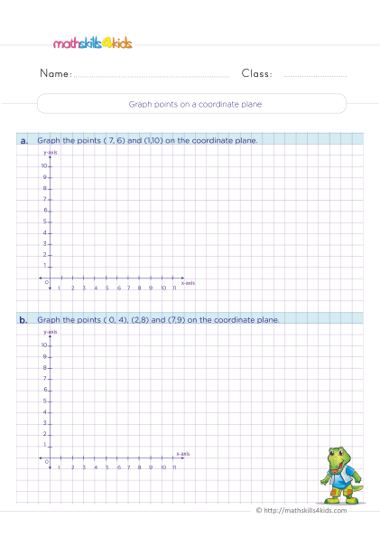 4th grade coordinate plane worksheets: Engaging & printable ...