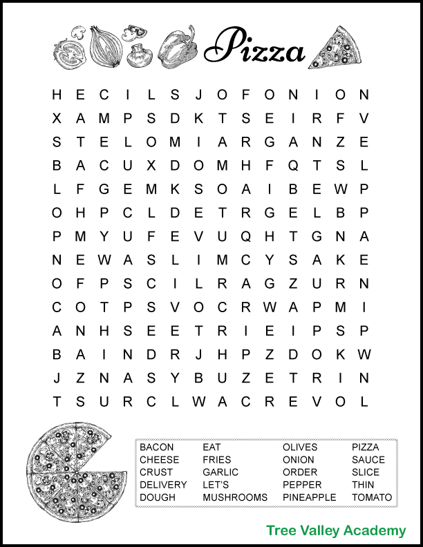 4th grade word search worksheet