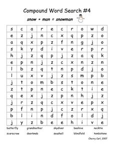 4th grade word search worksheet
