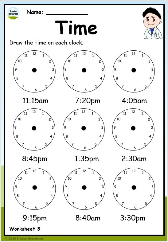 Grade 4 Time Worksheets | Free Printables | Math Worksheets