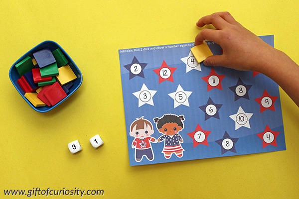 4th of july math worksheet