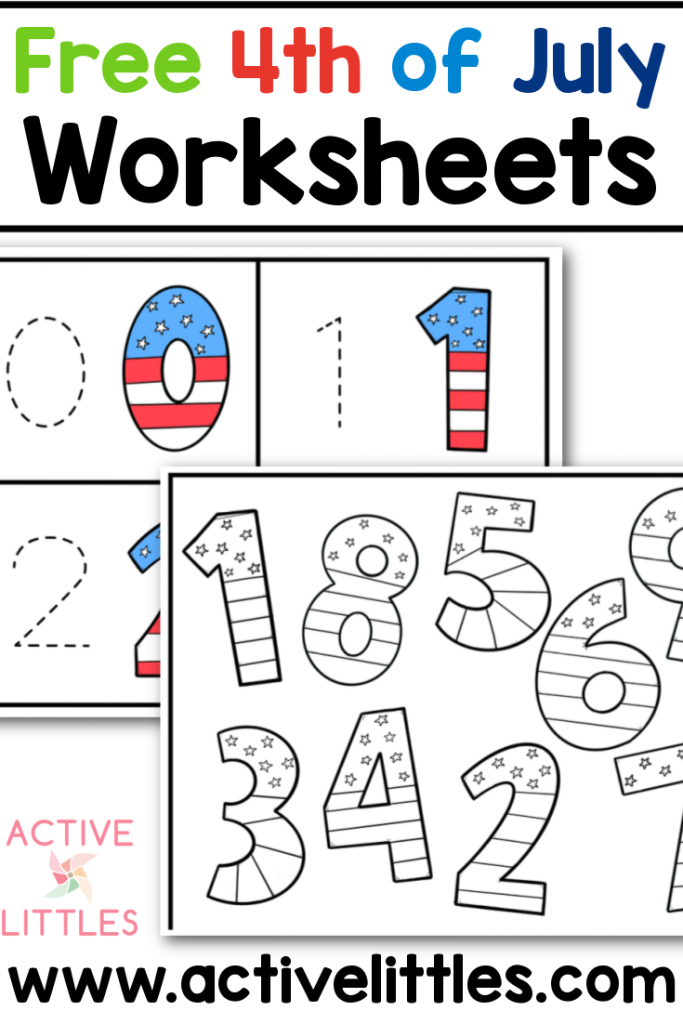 4th of july worksheet for kindergarten