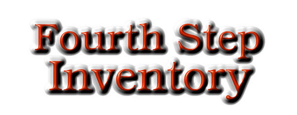 Big Books Detailed Fourth Step Inventory: Resentment, Fear &  Sex ...