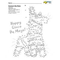Free Cinco de Mayo Worksheets | edHelper.com