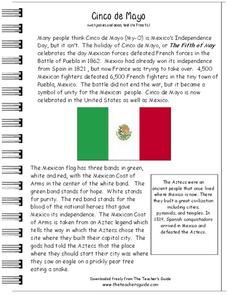 Cinco De Mayo Lesson Plans &  Worksheets | Lesson Planet