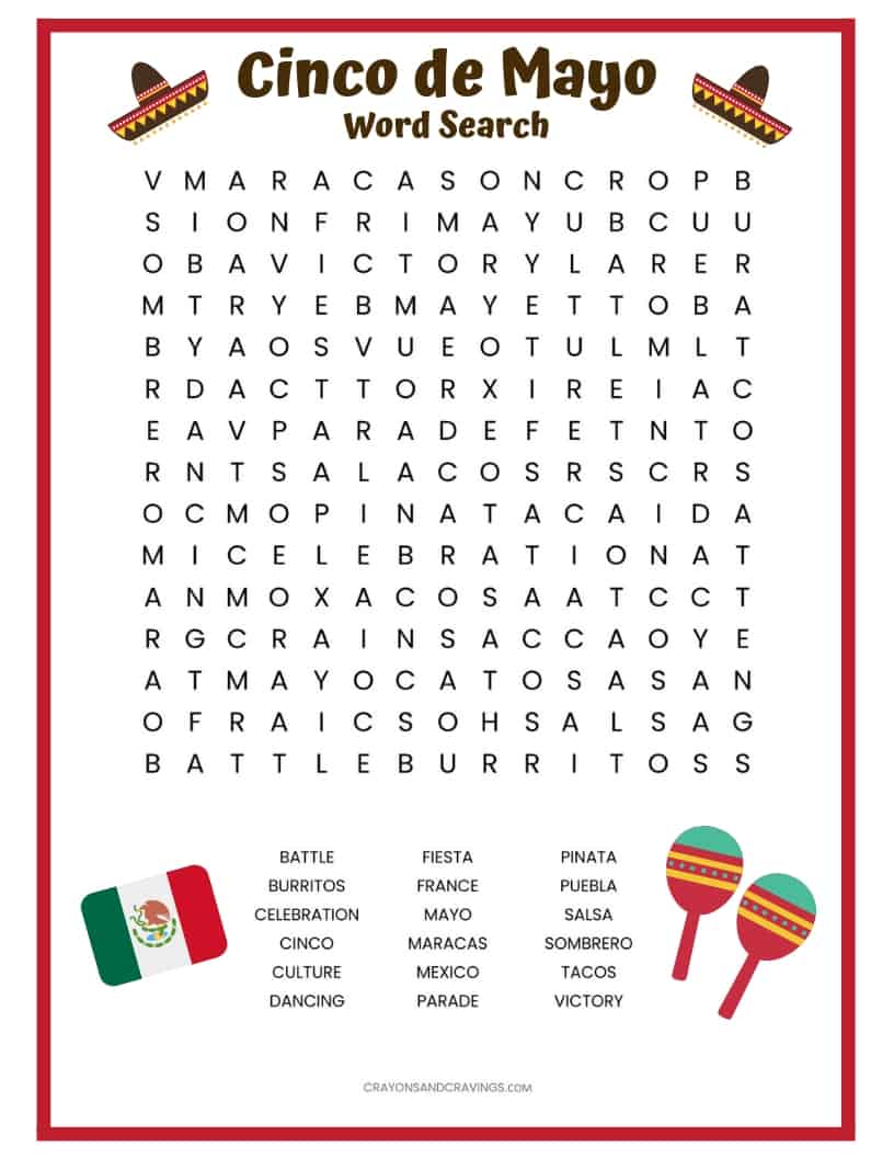 5 de mayo worksheet