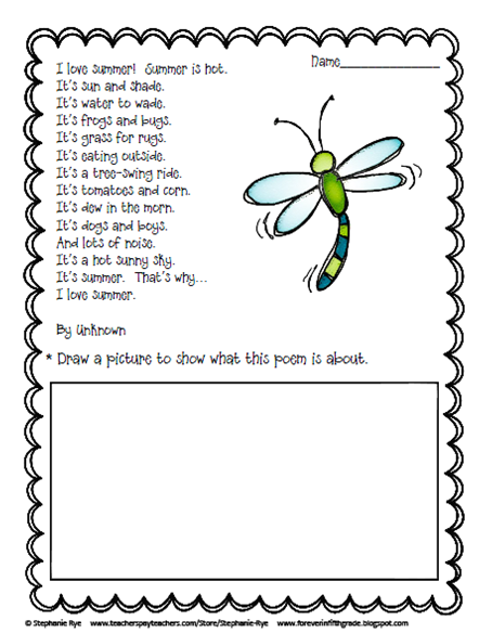 Worksheet Wednesday-Summer Bloggin Week 5 | Forever in Fifth Grade