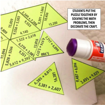 4th GRADE MATH CRAFTS - POPSICLE - FIFTH GRADE by The SEI Teacher