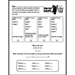 Free 5.OA.A.1 Common Core PDF Math Worksheets | edHelper.com