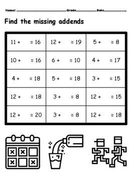 5 oa 1 worksheet