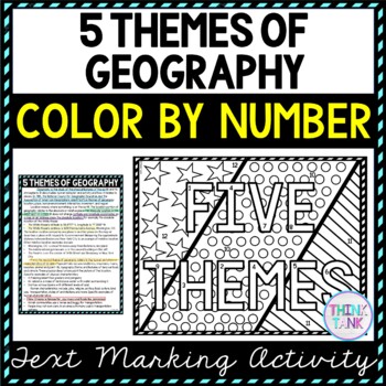 5 themes of geography worksheet 6th grade