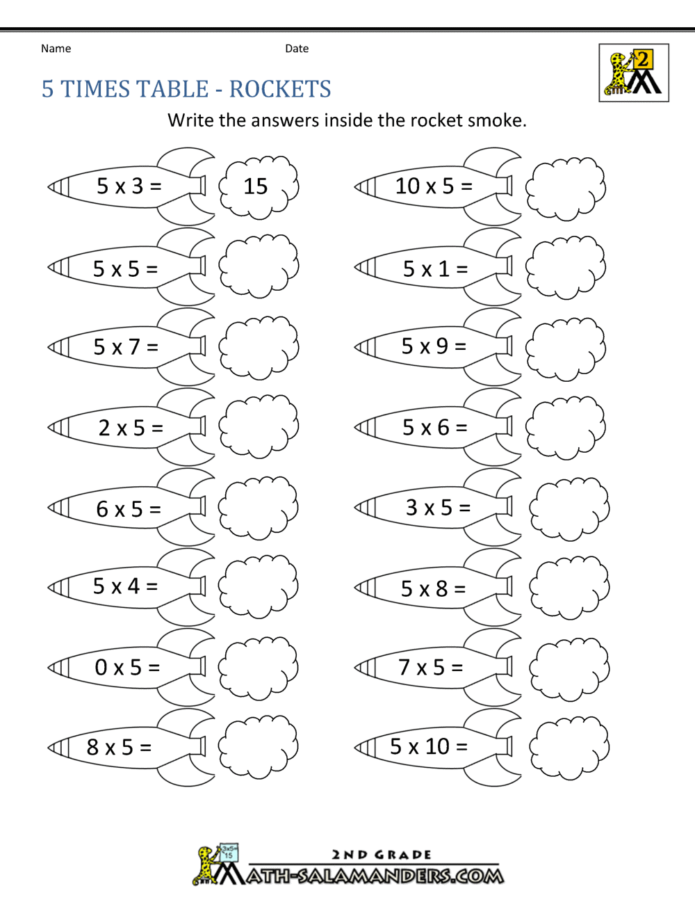Five Times Table Practice Activities (Teacher-Made) Twinkl, 43% OFF