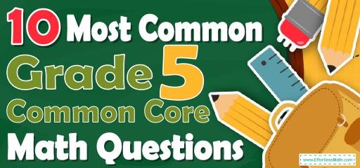 5th Grade Common Core Math Worksheets