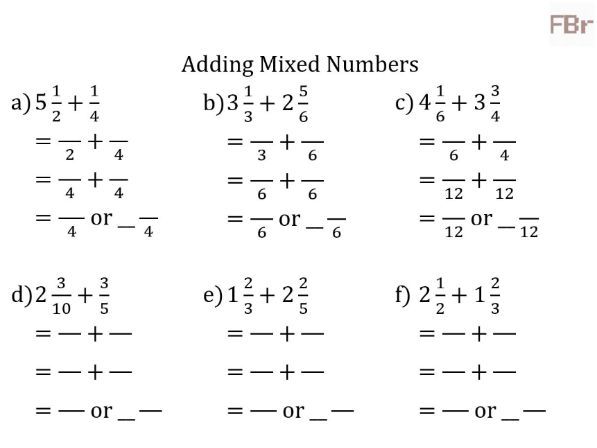 5th grade adding and subtracting mixed numbers