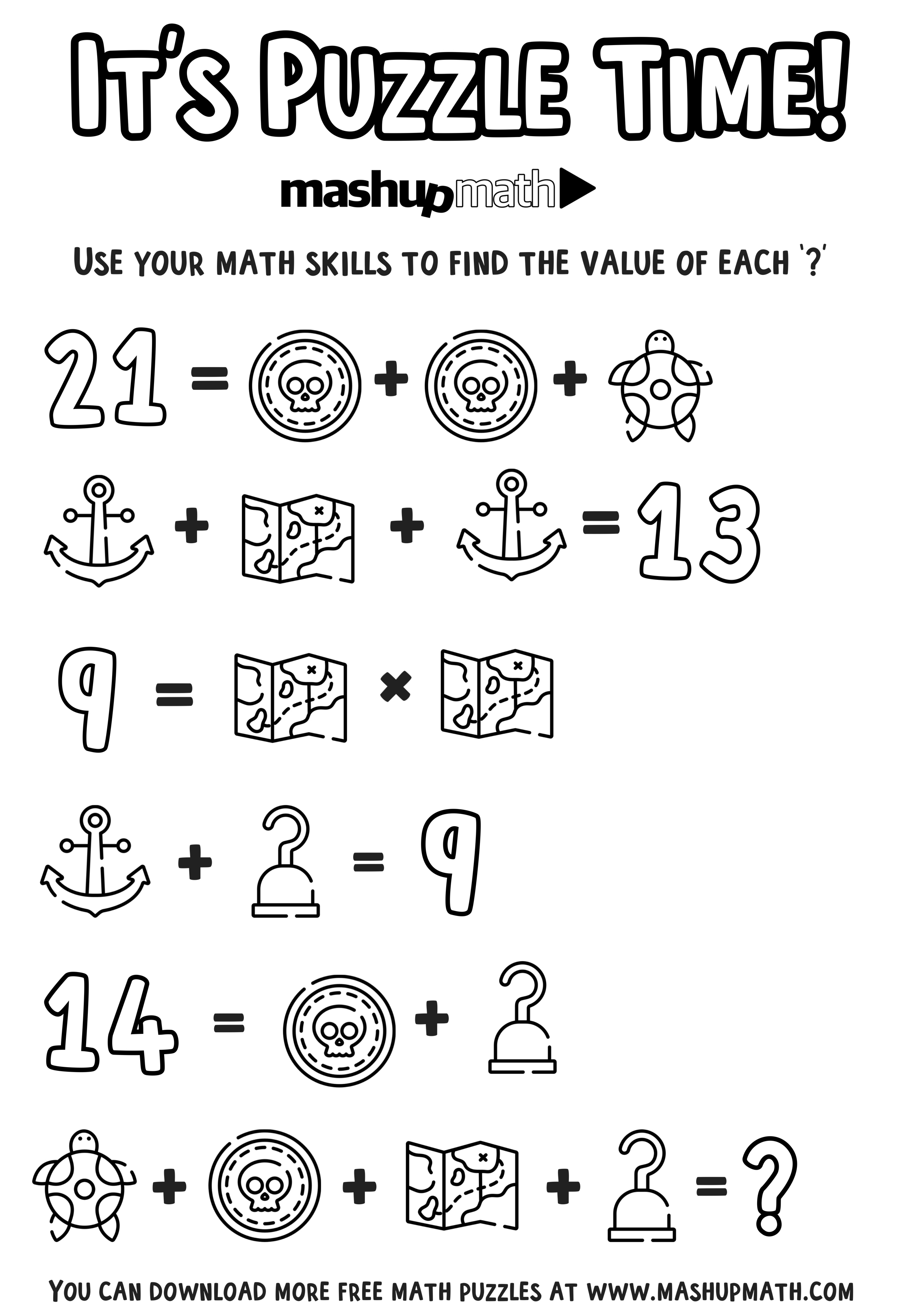 Free Math Coloring Worksheets for 5th and 6th Grade — Mashup Math