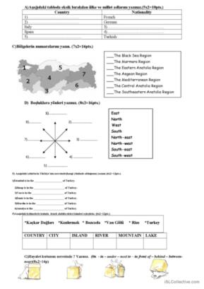 5th grade esl worksheet