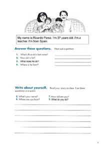 ESL Conversation Activity Worksheet for 3rd - 5th Grade | Lesson ...