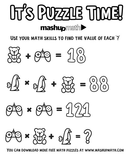 Free Math Coloring Worksheets for 5th and 6th Grade — Mashup Math