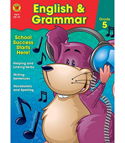 English &  Grammar Workbook, Grade 5 (Brighter Child Workbooks)