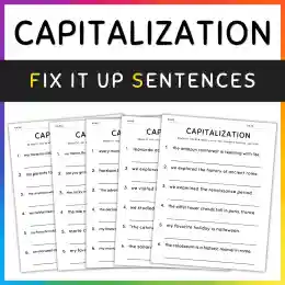 5th grade grammer worksheet