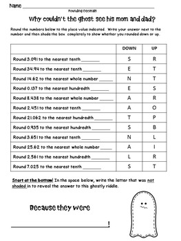 Free 5th grade halloween math worksheet, Download Free 5th grade ...
