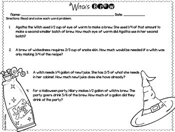 Halloween Math | 5th Grade Halloween Worksheets - Worksheets Library