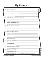 5th grade history printables