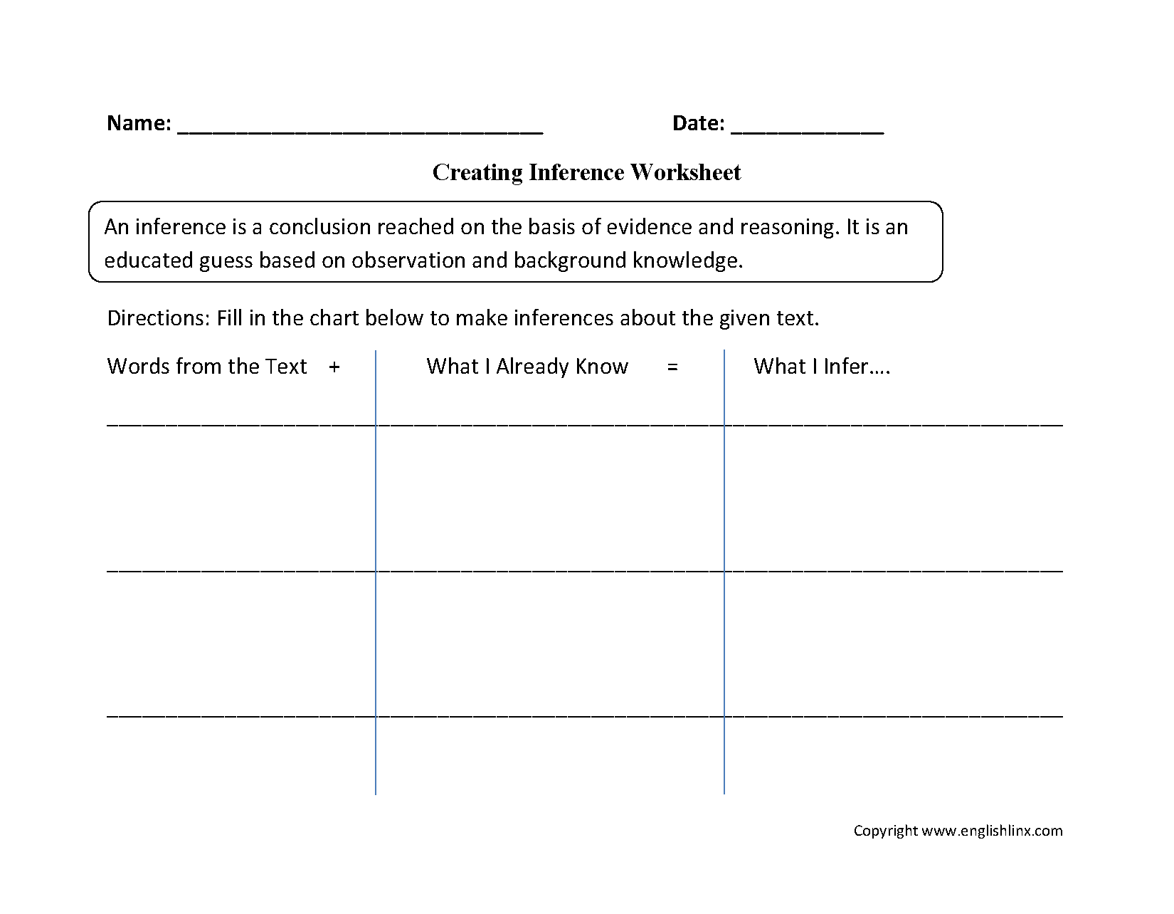 5th grade inferencing worksheet