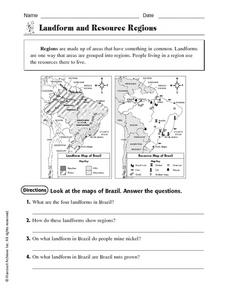 Landforms Lesson Plans &  Worksheets | Lesson Planet