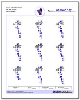 5th grade long division worksheet