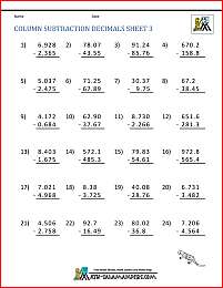 5th Grade Math Worksheets