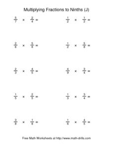 5th grade math fraction worksheet