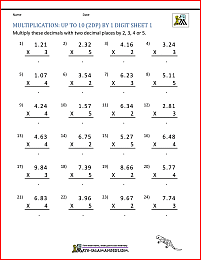 5th Grade Math Worksheets