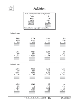 5th grade math Worksheets, word lists and activities. | GreatSchools