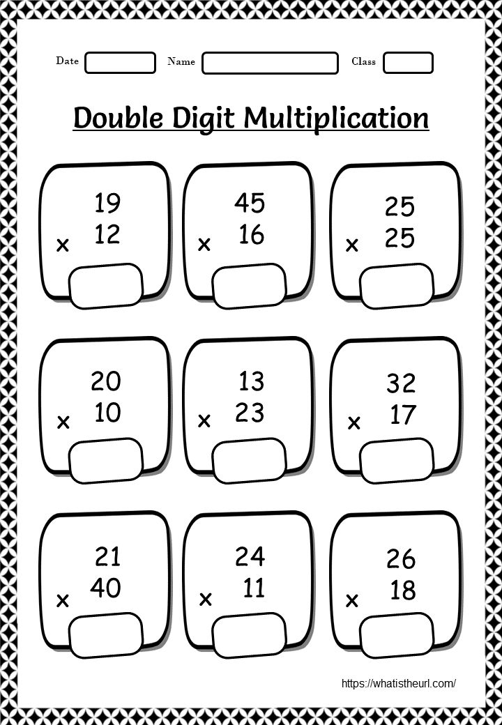 5th grade multiplication worksheet pdf