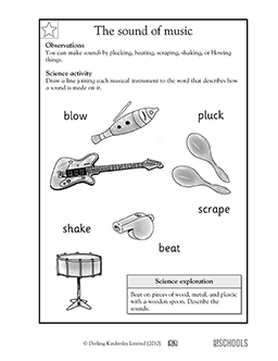 5th grade music worksheet
