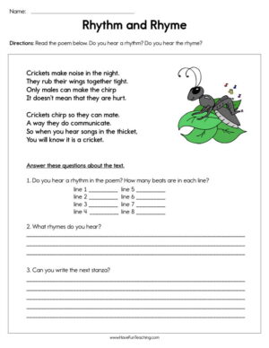 Fifth Grade English Worksheets  
