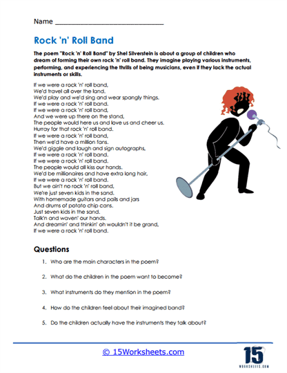 Poetry Comprehension Worksheets - 15 Worksheets Library