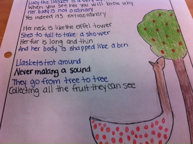 5th grade poetry worksheet