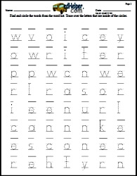 5th grade printable handwriting sheets