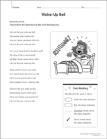 5th grade reading comprehension worksheet free printable