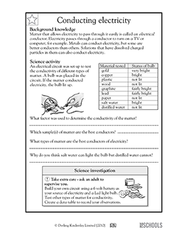 5th grade science worksheet printable