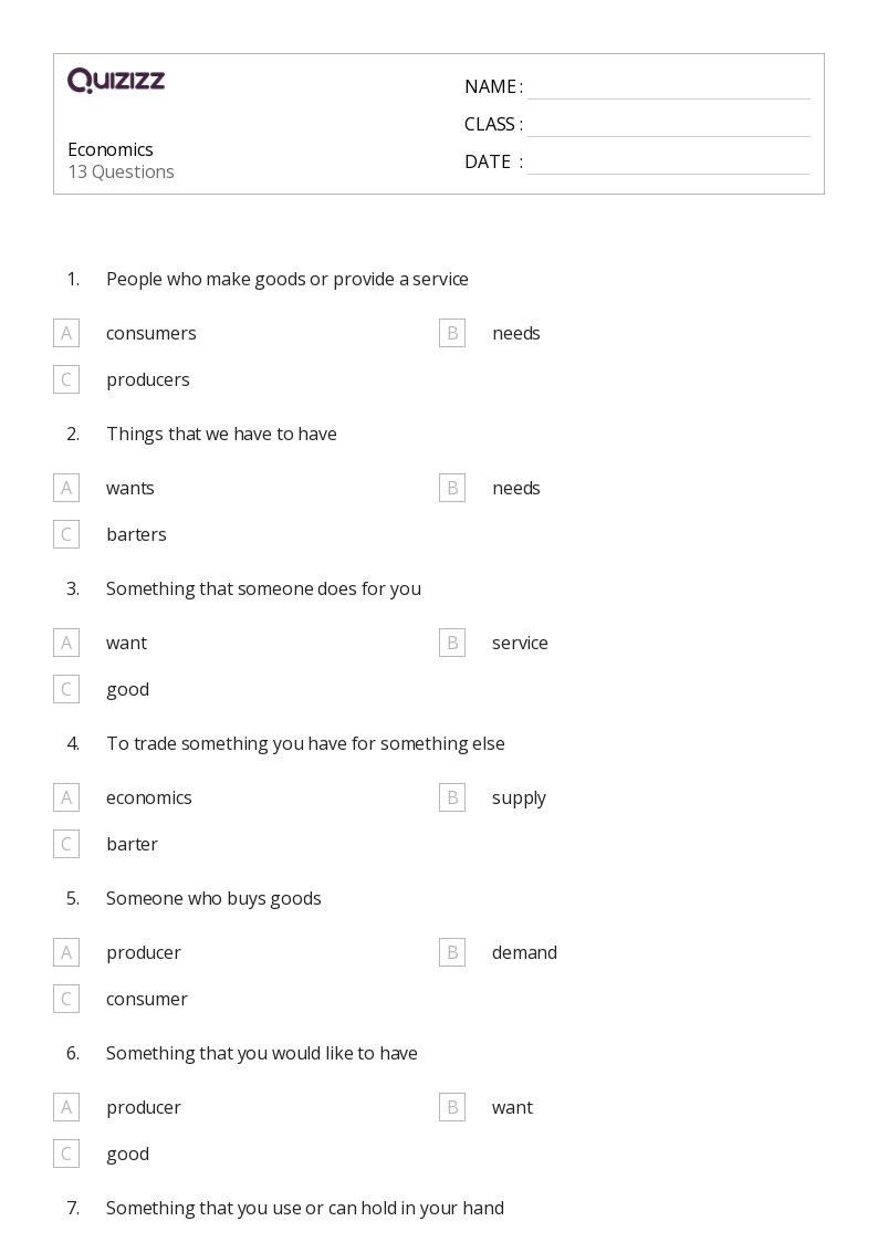 5th grade social studies review worksheet