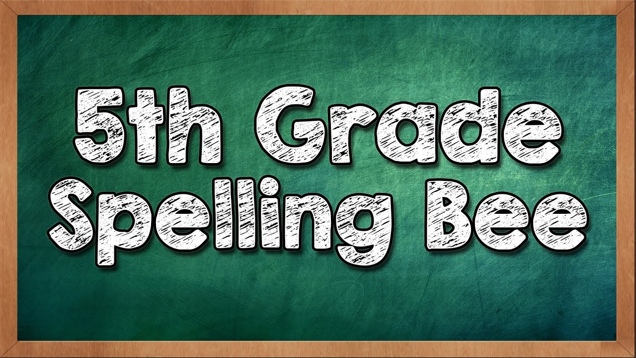 Can You Win a 5th Grade Spelling Bee?