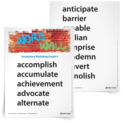 Grade 4 Vocabulary Week 2 Worksheet 5 | PDF