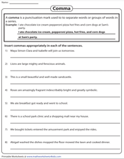 5th grade worksheet language arts