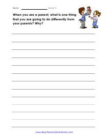 5th Grade Writing Worksheets