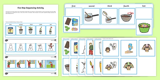 Workstation Pack: Five Step Sequencing Activity Pack