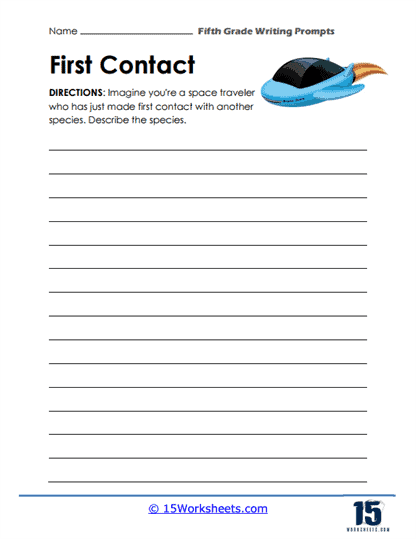 5th Grade Writing Prompt Worksheets